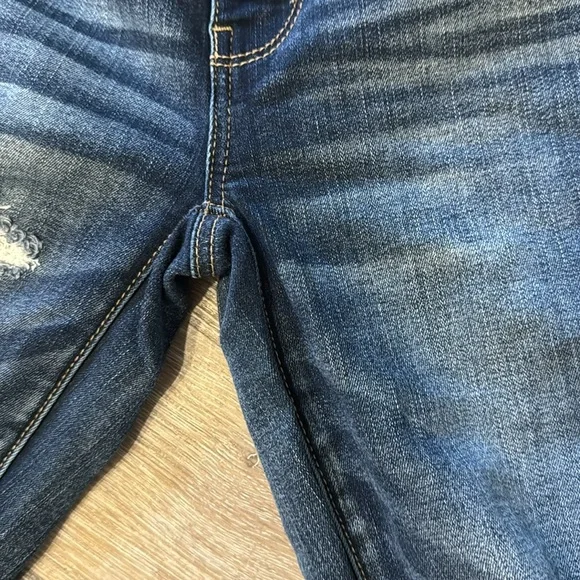 American Eagle high rise jeggings distressed button fly denims jeans women’s 4 - Picture 3 of 9